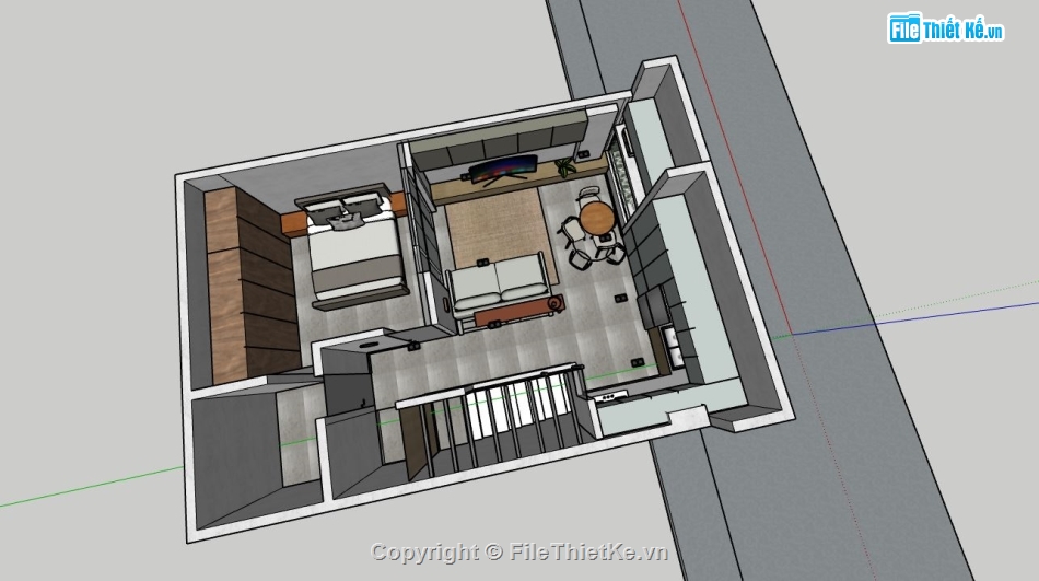 nhà phố 2 tầng,model su nhà phố 2 tầng,phối cảnh nhà phố 2 tầng,thiết kế nhà phố 2 tầng