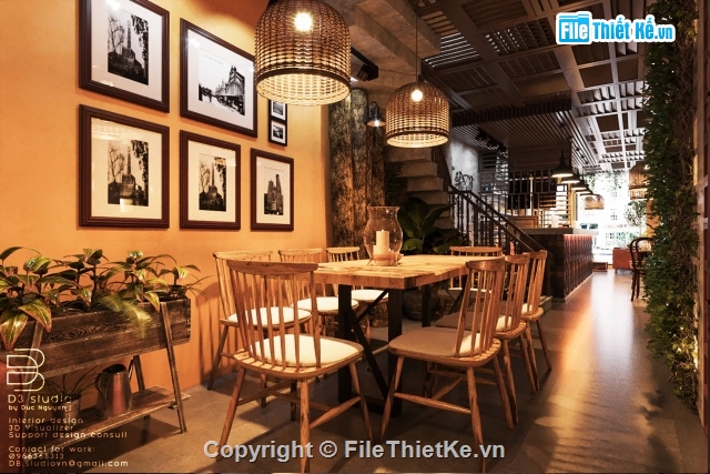 cafe,3dmax,working space,dự án tổ hợp cafe,quán coffee