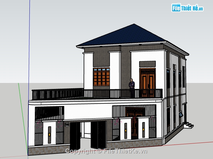 biệt thự 2 tầng,Su biệt thự 2 tầng,File su biệt thự 2 tầng,Model Su biệt thự 2 tầng