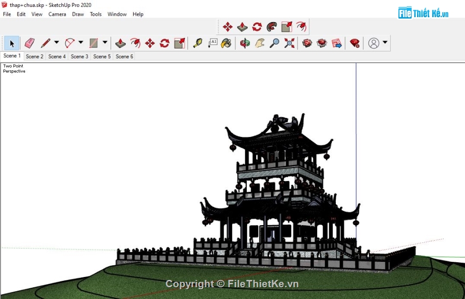 File thiết kế tháp chùa,File su tháp chùa,Model su tháp chùa,3d su tháp chùa