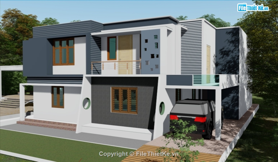 biệt thự sketchup,sketchup biệt thự,Model sketchup biệt thự,biệt thự  sketchup