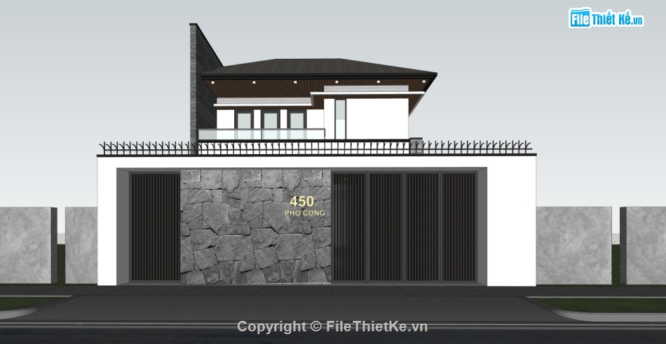 biệt thự sketchup,su biệt thự 2 tầng,biệt thự 2 tầng,file su biệt thự 2 tầng,3d su biệt thự 2 tầng