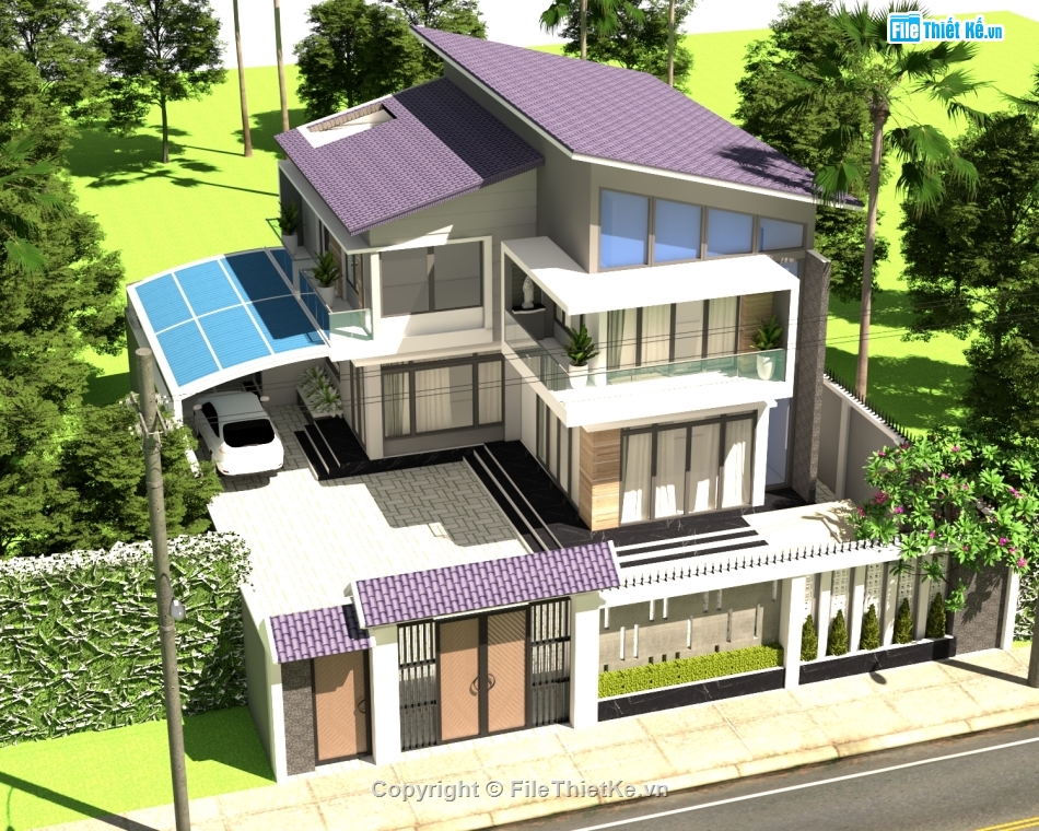 biệt thự vườn,biệt thự vườn sketchup,model su biệt thự 3 tầng,biệt thự 3 tầng file su,file sketchup biệt thự 3 tầng,biệt thự 3 tầng sketchup