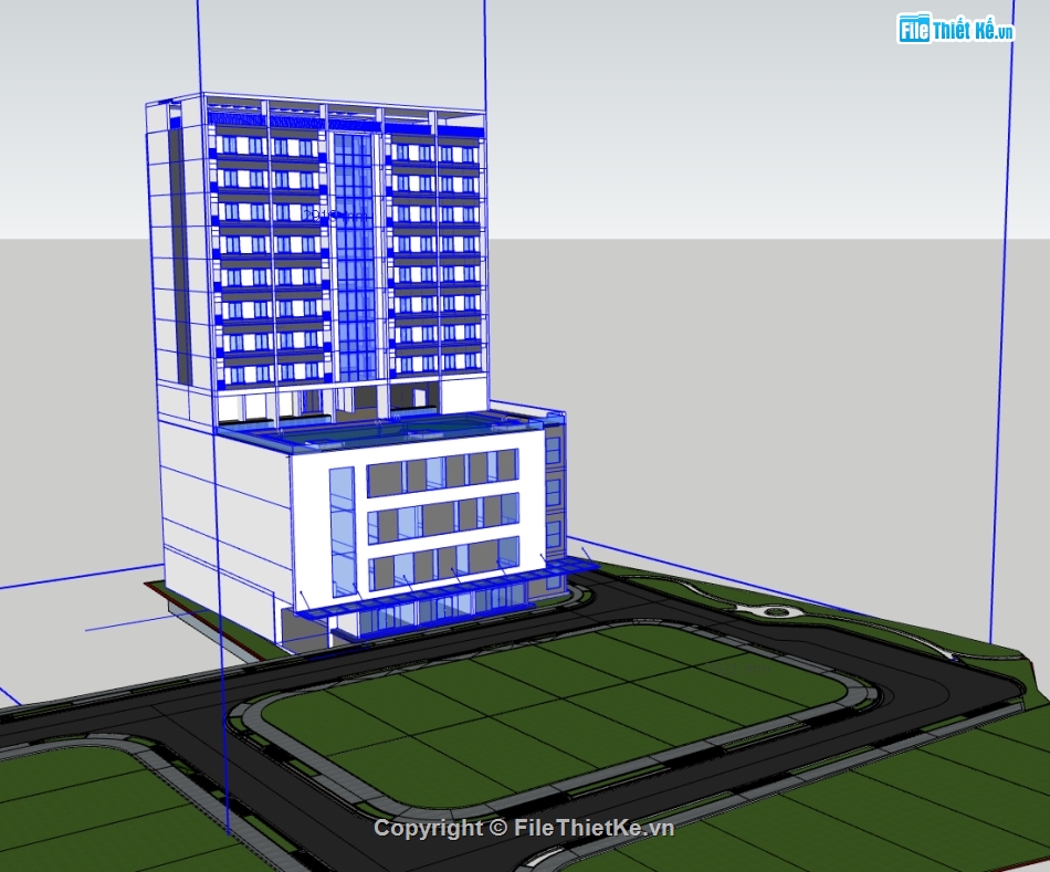 file su  chung cu 11 tầng,model 3d  chung cu 11 tầng,3d chung cu 11 tầng,sketchup chung cu 11 tầng