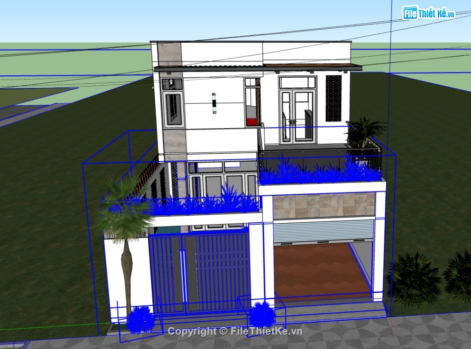 File sketchup nhà phố 2 tầng,model sketchup nhà phố 2 tầng,model su nhà phố 2 tầng,model nhà phố 2 tầng,3d su nhà phố 2 tầng,sketchup nhà phố 2 tầng