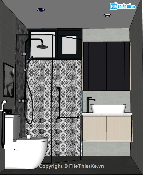 file su wc,file su nhà vệ sinh,sketchup nhà wc