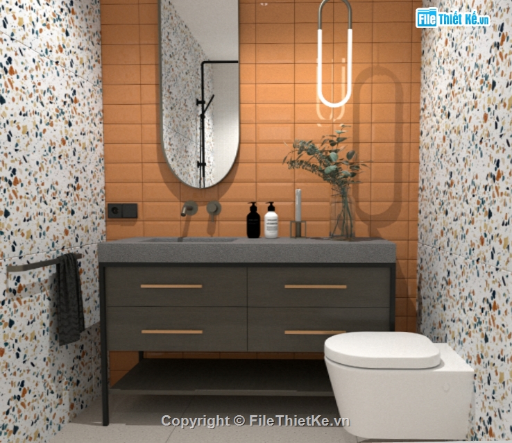 file su wc,file su nhà vệ sinh,sketchup nhà wc