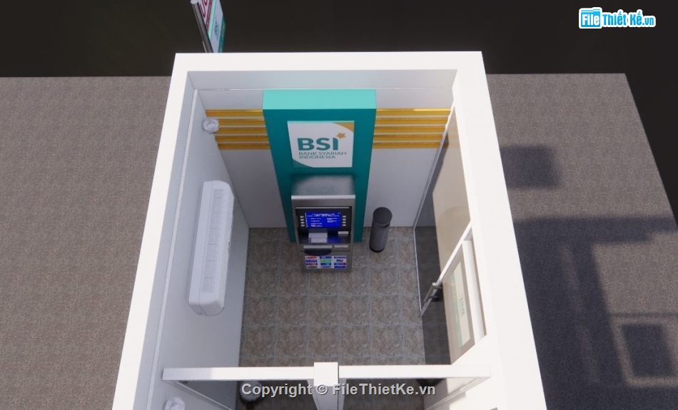 cây ATM rút tiền,file su cây ATM rút tiền,Cây ATM rút tiền file su,Model su cây ATM rút tiền