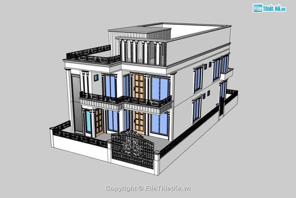 nhà phố 3 tầng,su nhà phố,sketchup nhà phố,su nhà phố 3 tầng,sketchup nhà phố 3 tầng