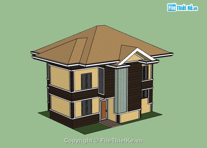 Nhà 2 tầng,Nhà 2 tầng đẹp,file su nhà phố 2 tầng