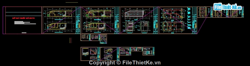 Nhà 1 tầng có gác lửng,Nhà phố 1 tầng,file cad nhà lô phố