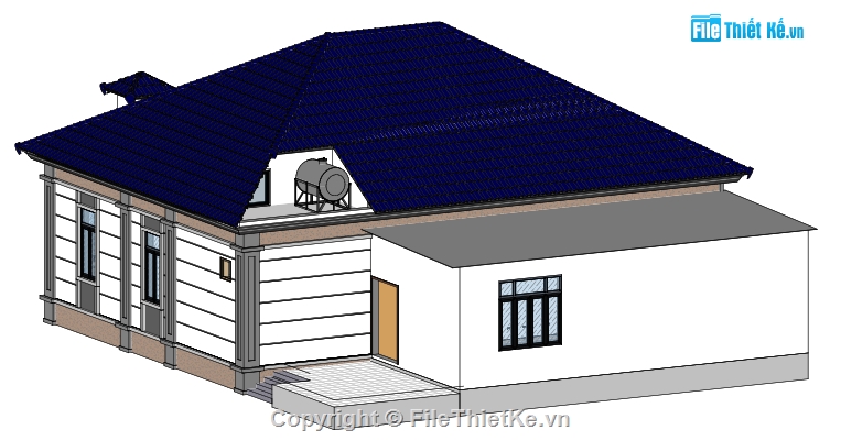 1 tầng,nhà mái nhật 1 tầng,kiến trúc nhà đẹp,Thiết kế full kiến trúc nhà mái nhật,BIM revit,Thiết kế nhà đẹp