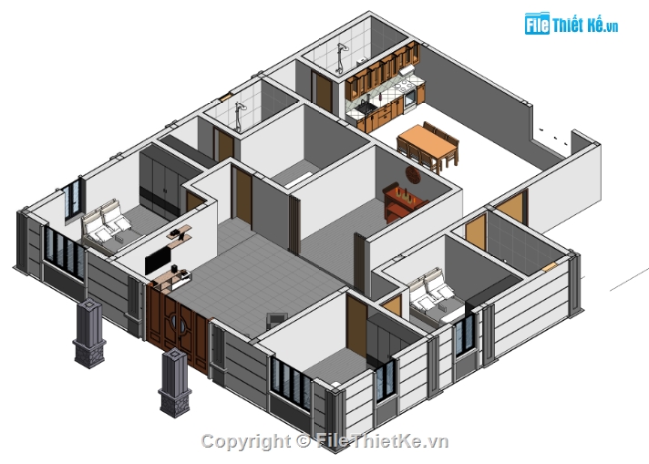 1 tầng,nhà mái nhật 1 tầng,kiến trúc nhà đẹp,Thiết kế full kiến trúc nhà mái nhật,BIM revit,Thiết kế nhà đẹp