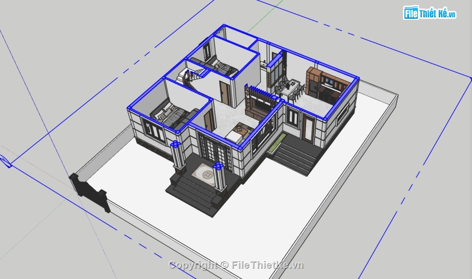 Nhà 2 tầng,mái nhật,hiện đại