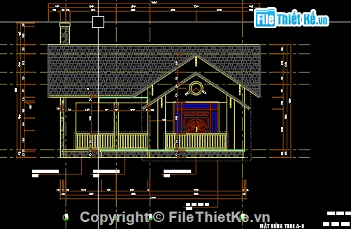 Nhà 1 tầng mái thái,Biệt thự 1 tầng đẹp,nhà mái thái đẹp,nhà xinh