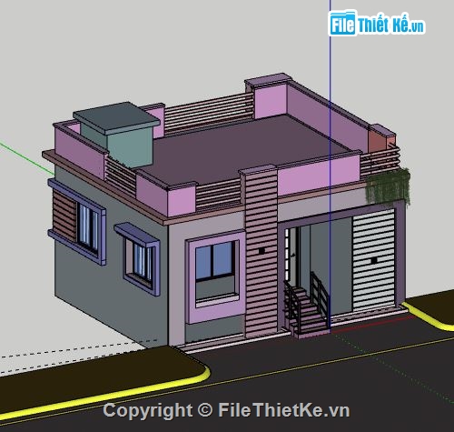 Nhà phố 1 tầng,file su nhà phố 1 tầng,nhà phố 1 tầng file su