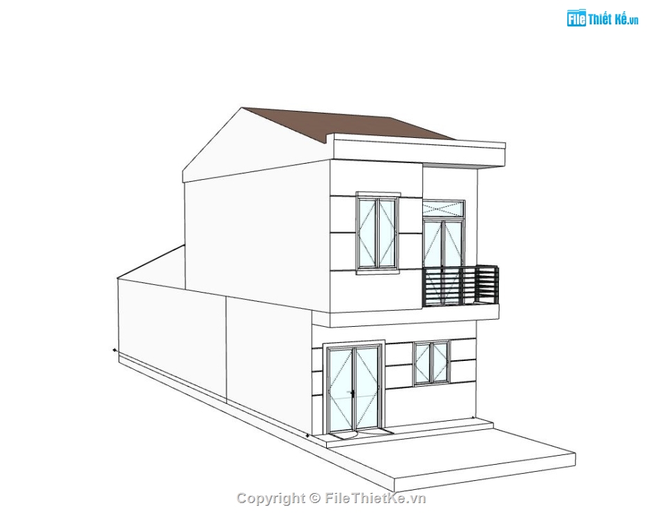 Nhà phố 2 tầng,Nhà 2 tầng đẹp,Nhà 2 tầng