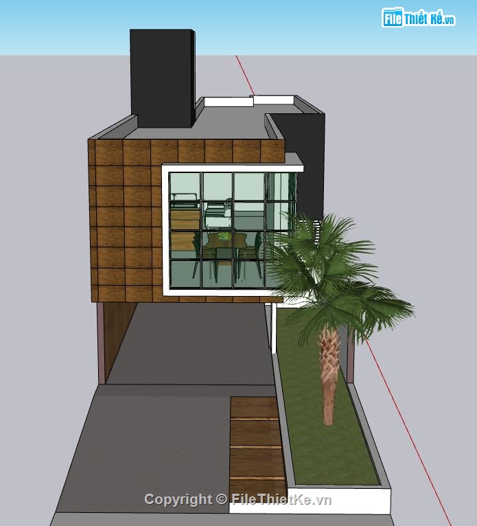 Nhà phố 2 tầng,file sketchup nhà phố 2 tầng,nhà phố 2 tầng file sketchup,sketchup nhà phố 2 tầng,nhà phố 2 tầng sketchup