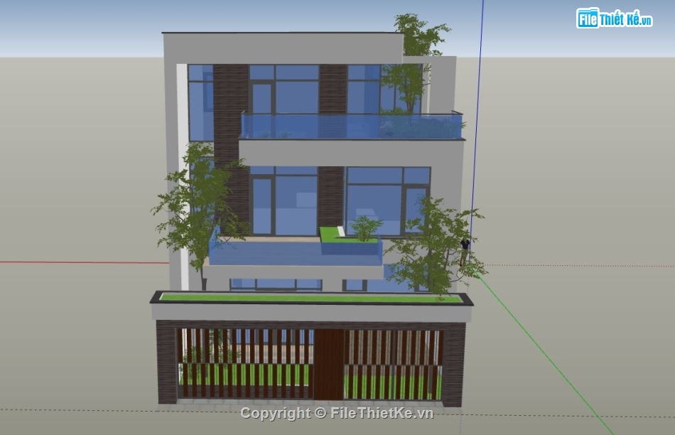 file sketchup nhà phố 3 tầng,nhà phố 3 tầng file su,model su nhà phố 3 tầng,sketchup nhà phố 3 tầng,nhà phố 3 tầng file sketchup