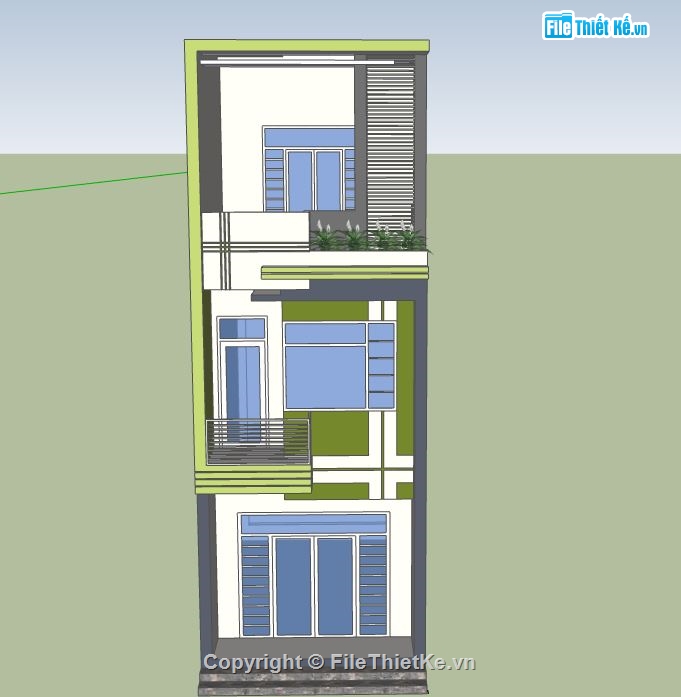 nhà phố 3 tầng,model su nhà phố 3 tầng,file sketchup nhà phố 3 tầng,nhà phố 3 tầng file su,sketchup nhà phố 3 tầng