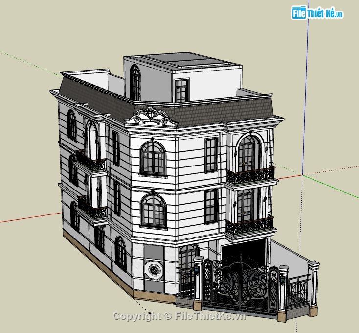 sketchup Nhà phố 3 tầng,file su nhà phố 3 tầng,su nhà phố 3 tầng,file sketchup nhà phố 3 tầng,nhà phố 3 tầng file su