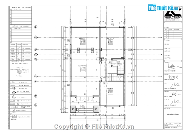 nhà phố 3 tầng,kiến trúc 3 tầng,nhà 3 tầng,bản vẽ nhà phố 3 tầng 8x11.5m,bản vẽ kèm phối cảnh nhà phố 3 tầng