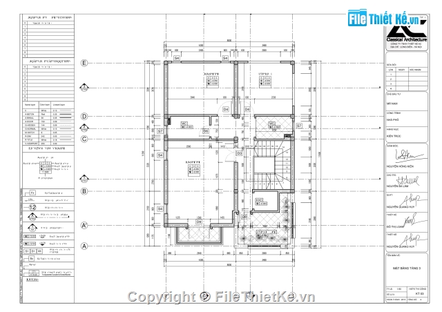 nhà phố 3 tầng,kiến trúc 3 tầng,nhà 3 tầng,bản vẽ nhà phố 3 tầng 8x11.5m,bản vẽ kèm phối cảnh nhà phố 3 tầng