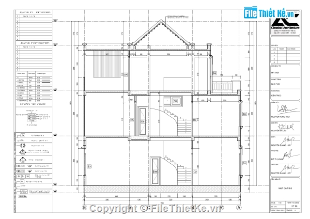 nhà phố 3 tầng,kiến trúc 3 tầng,nhà 3 tầng,bản vẽ nhà phố 3 tầng 8x11.5m,bản vẽ kèm phối cảnh nhà phố 3 tầng