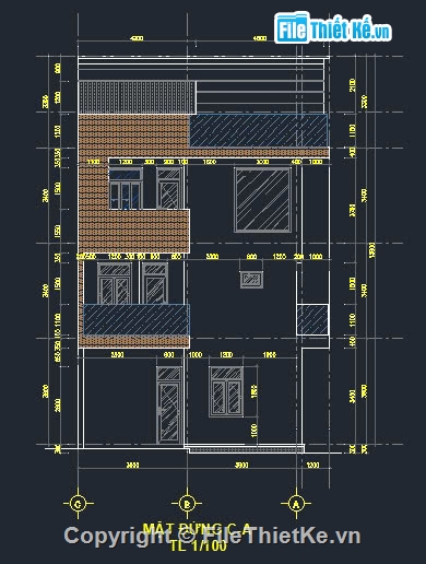 Nhà phố,Thiết kế nhà phố,nhà 3 tầng,nhà đẹp,thiết kế kết cấu,bản vẽ full