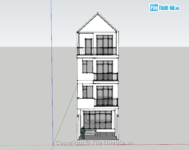 nhà phố,model nhà phố,nhà phố 3 tầng