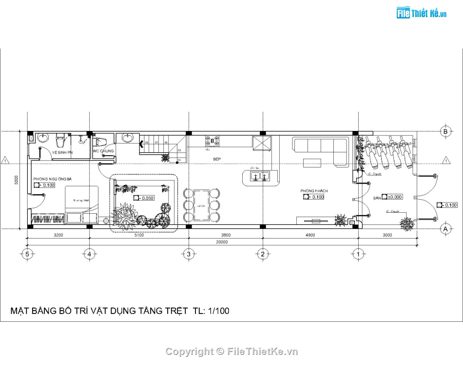 Nhà phố 3 tầng,Nhà phố 5x20m,bản vẽ nhà phố,bản vẽ nhà phố 3 tầng,cad mẫu nhà,mẫu nhà đẹp