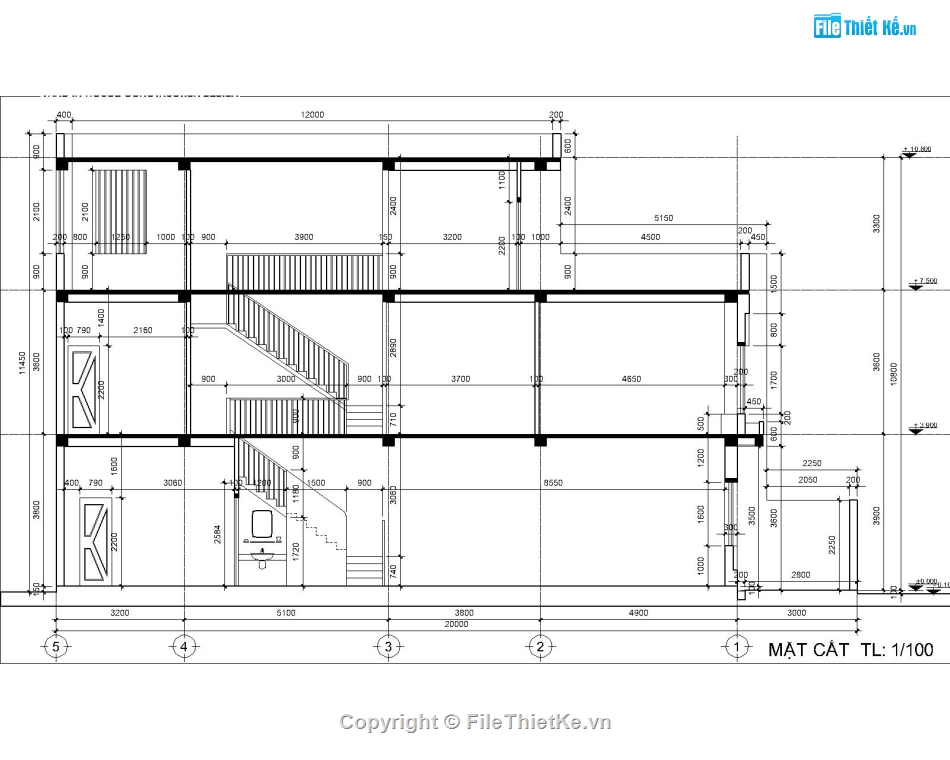 Nhà phố 3 tầng,Nhà phố 5x20m,bản vẽ nhà phố,bản vẽ nhà phố 3 tầng,cad mẫu nhà,mẫu nhà đẹp