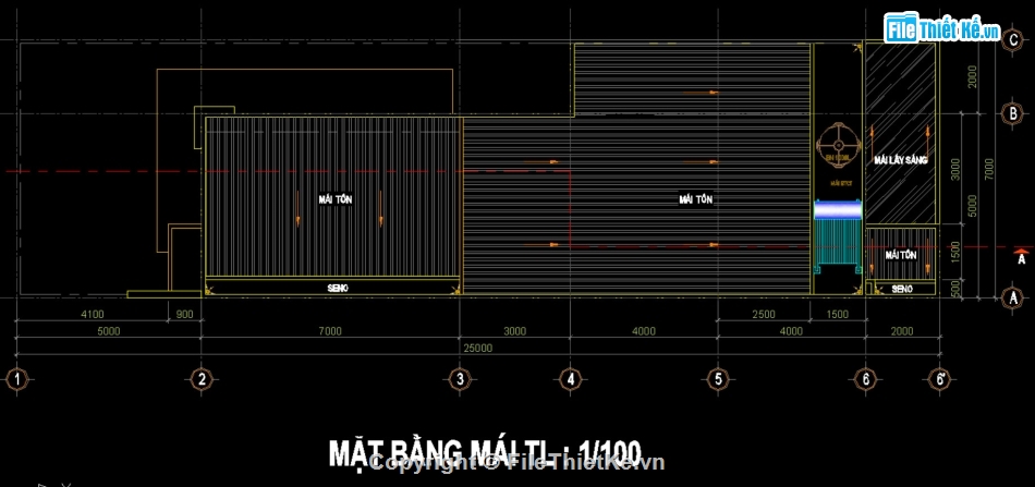 Nhà phố gác lửng 7x25m,Bản vẽ nhà gác lửng 7x25m,File cad nhà phố gác lửng,Thiết kế nhà gác lửng,Bản vẽ autocad nhà gác lửng