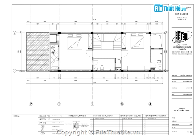 Nhà phố liền kề 4 tầng,Nhà phố liền kề 4 tầng 5.1x17.7m,bản vẽ nhà phố 4 tầng,bản vẽ nhà liền kề 4 tầng