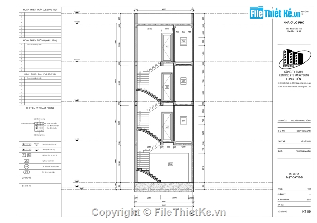 Nhà phố liền kề 4 tầng,Nhà phố liền kề 4 tầng 5.1x17.7m,bản vẽ nhà phố 4 tầng,bản vẽ nhà liền kề 4 tầng