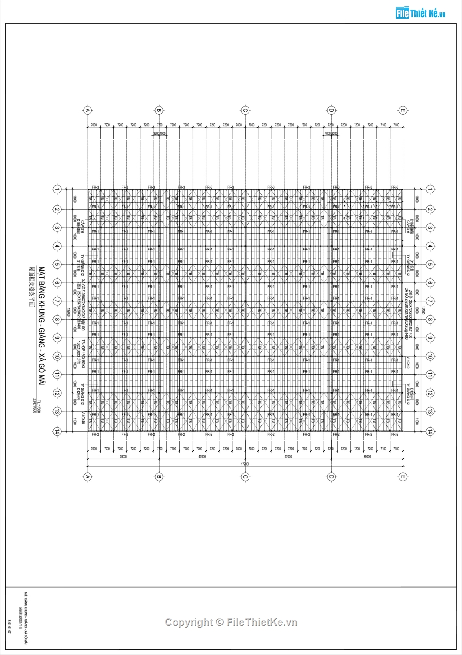 Nhà xưởng,130x170,Thiết kế nhà xưởng