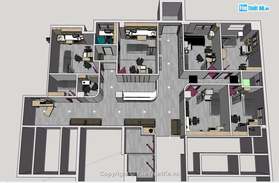 su phòng khám bệnh,phòng khám file su,sketchup phòng khám