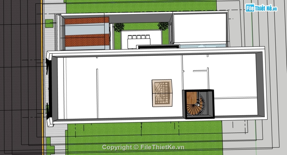 nhà 3 tầng,sketchup nhà 3 tầng,phối cảnh nhà 3 tầng,nhà 3 tầng tân cổ điển