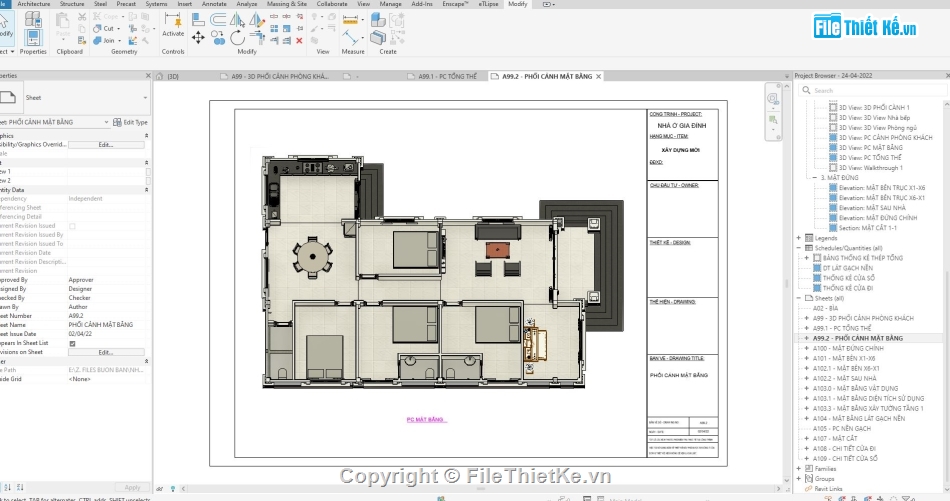 nhà cấp 4,nhà cấp 4 đẹp,mẫu nhà cấp 4,nhà cấp 4 revit