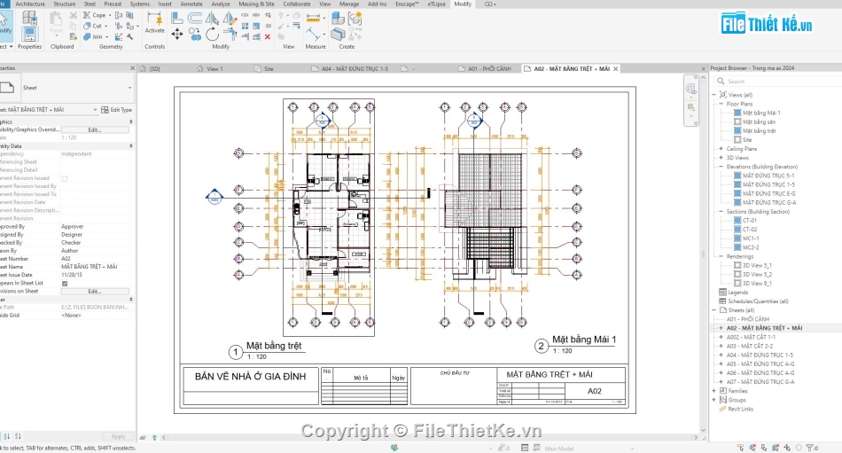 nhà cấp 4,nhà cấp 4 nông thôn,revit nhà cấp 4,bản vẽ nhà cấp 4