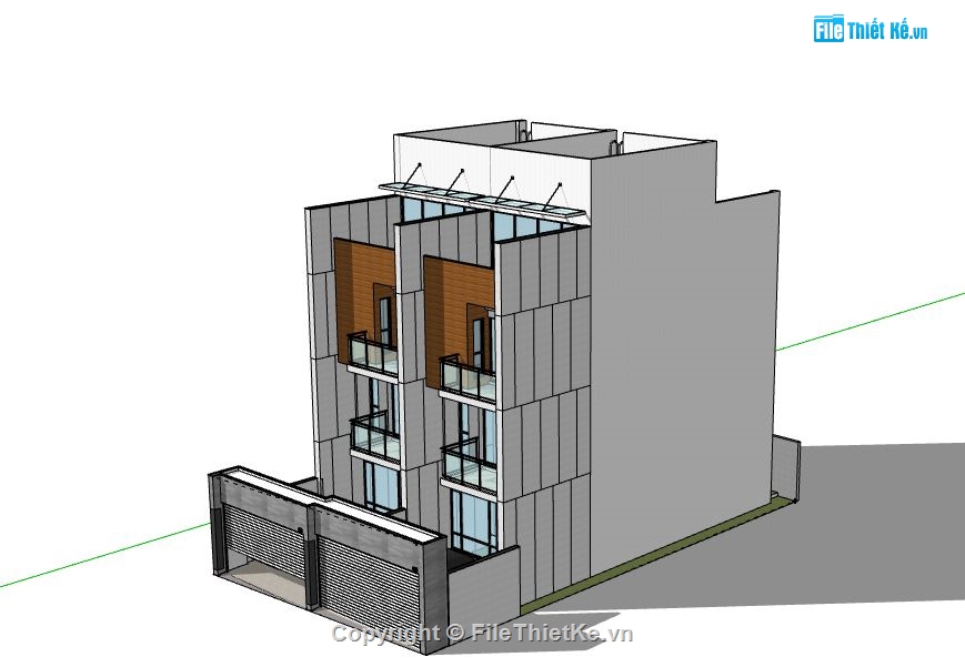 Biệt thự 3 tầng,model su biệt thự 3 tầng,file su biệt thự 3 tầng
