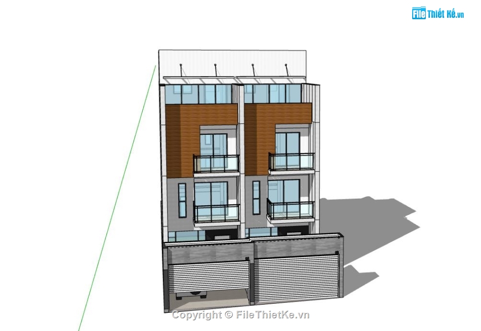Biệt thự 3 tầng,model su biệt thự 3 tầng,file su biệt thự 3 tầng