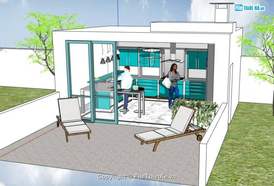 Sketchup cửa hàng,model su cửa hàng,thiết kế mẫu cửa hàng