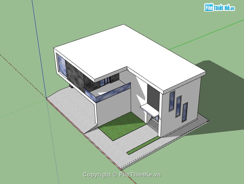 Nhà 2 tầng,Nhà 2 tầng đẹp,model su nhà 2 tầng