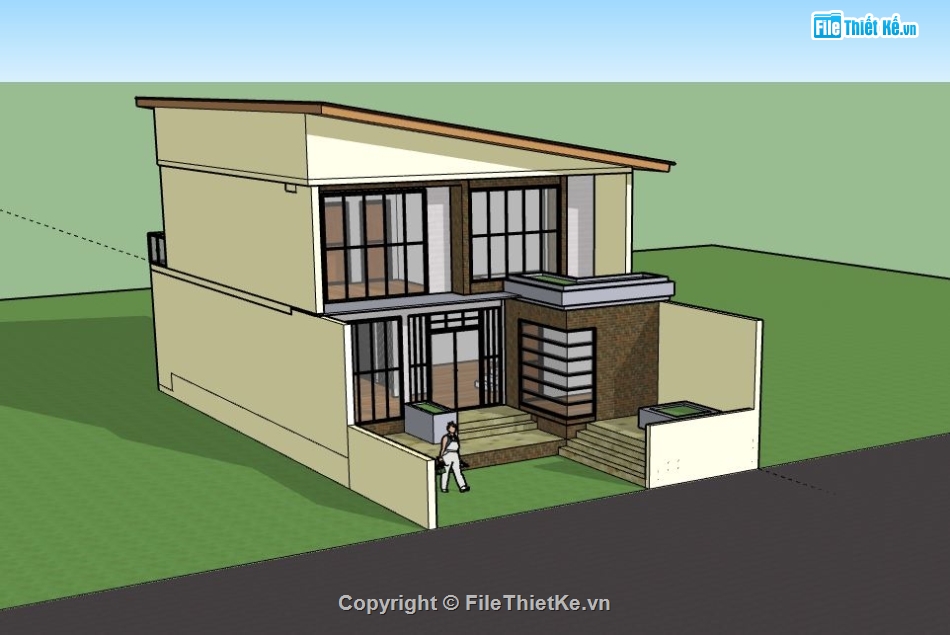 Nhà 2 tầng,Nhà 2 tầng đẹp,file su nhà 2 tầng