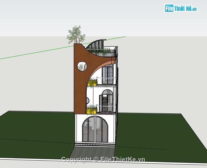 Nhà phố,Nhà 3 tầng đẹp,file su nhà phố 3 tầng
