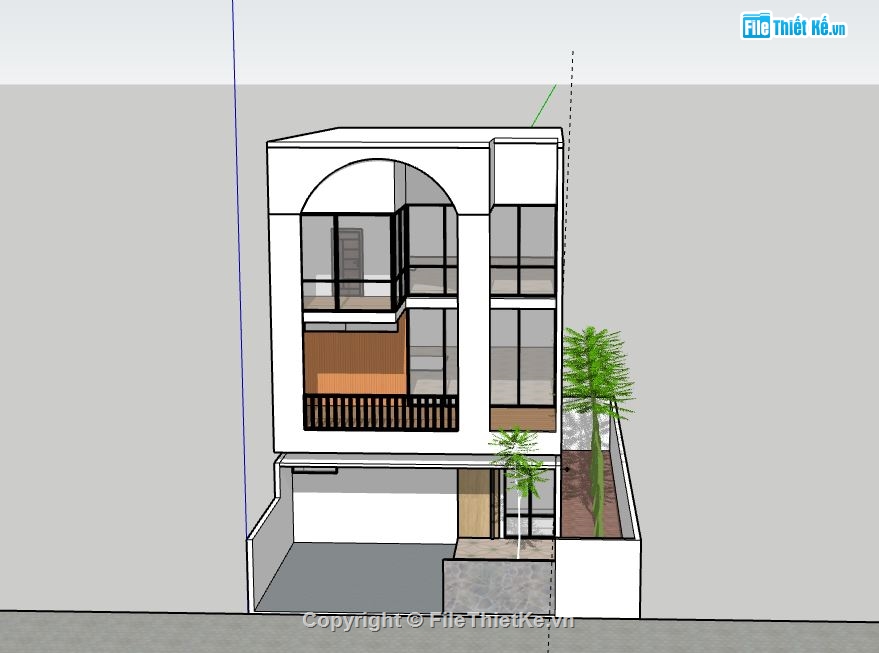 Nhà phố 3 tầng,Model su nhà phố 3 tầng,file su nhà phố 3 tầng