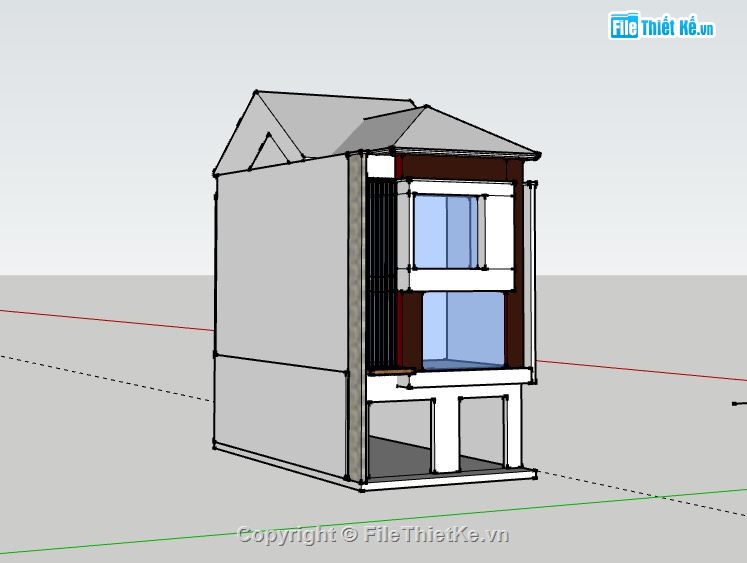 Nhà phố 3 tầng,Nhà phố,file su nhà phố 3 tầng