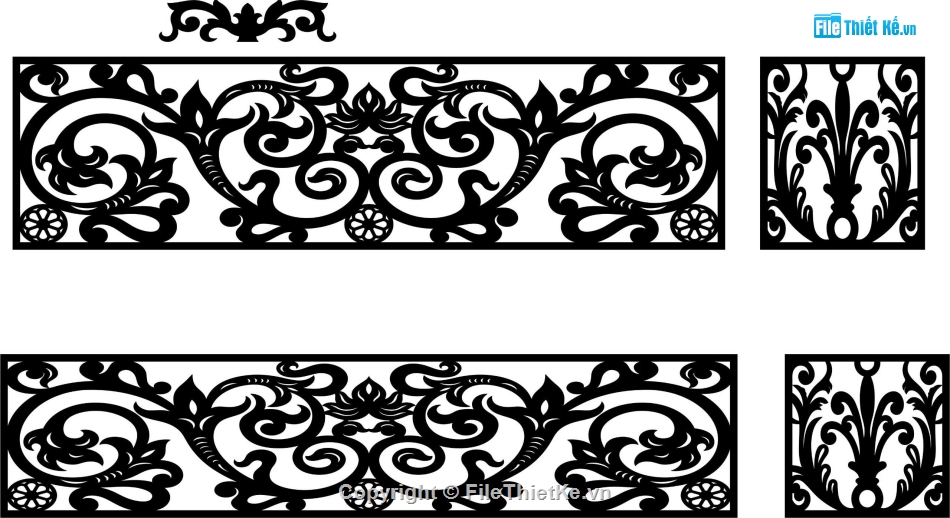 lan can cnc,mẫu lan can cnc,lan can dxf,lan can