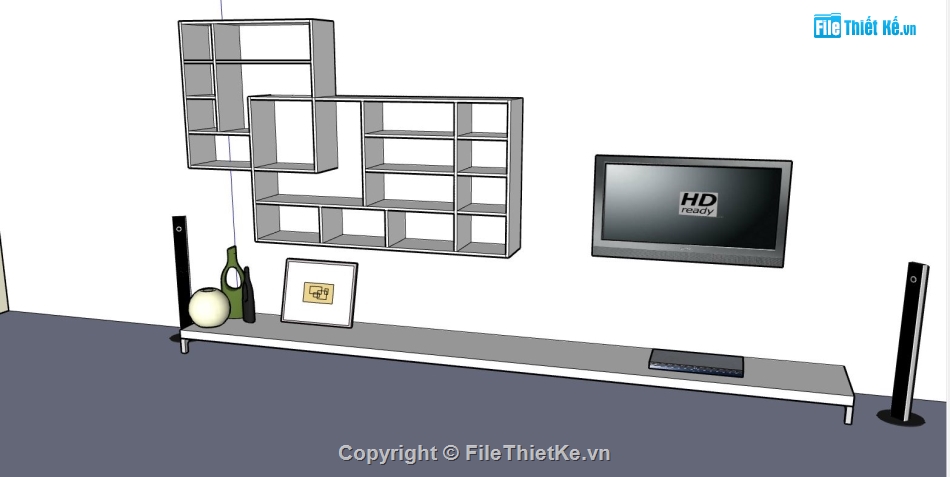 mẫu phòng khách,su mẫu phòng khách,sketchup nội thất phòng khách